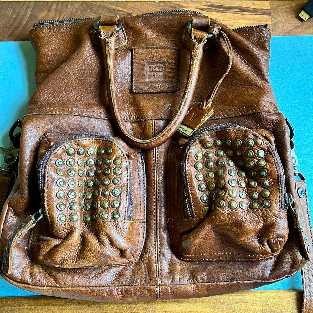 Frye crossbody leather bag